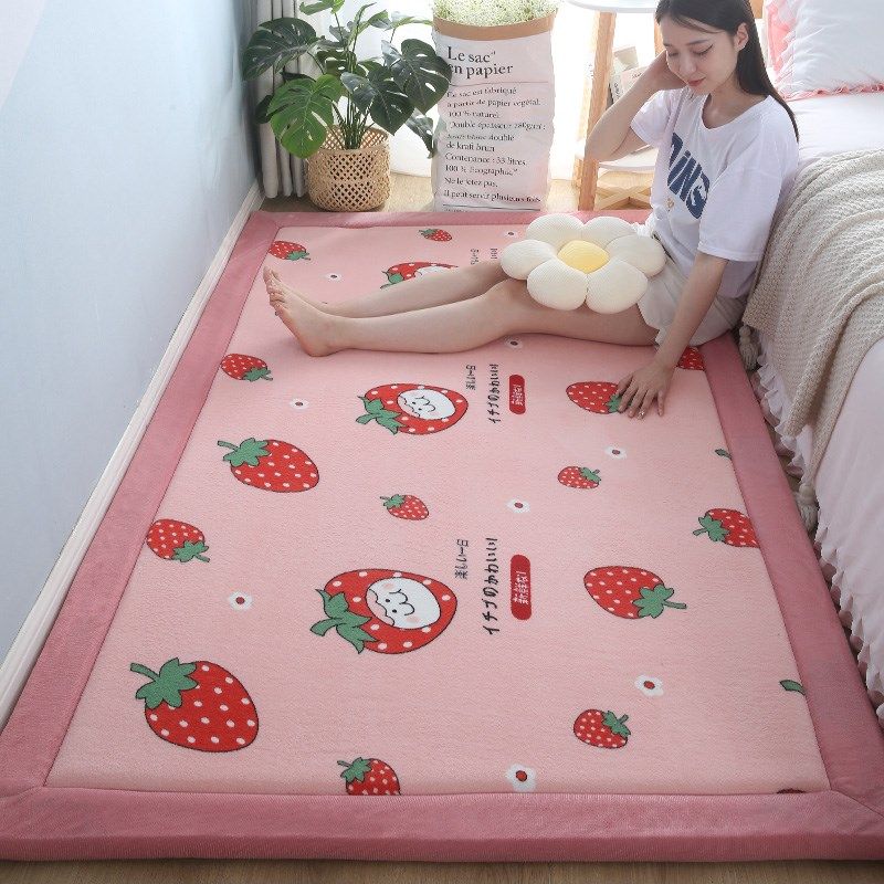 打地铺地垫加厚卧室床边地毯防摔垫婴儿宝宝爬行垫日式榻榻米垫子,居家布艺,地毯,淘宝优惠券,粉丝福利购,淘宝优惠卷