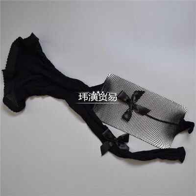 推荐Sexy back Bowknot pantyhose stockings stretch fishnet So