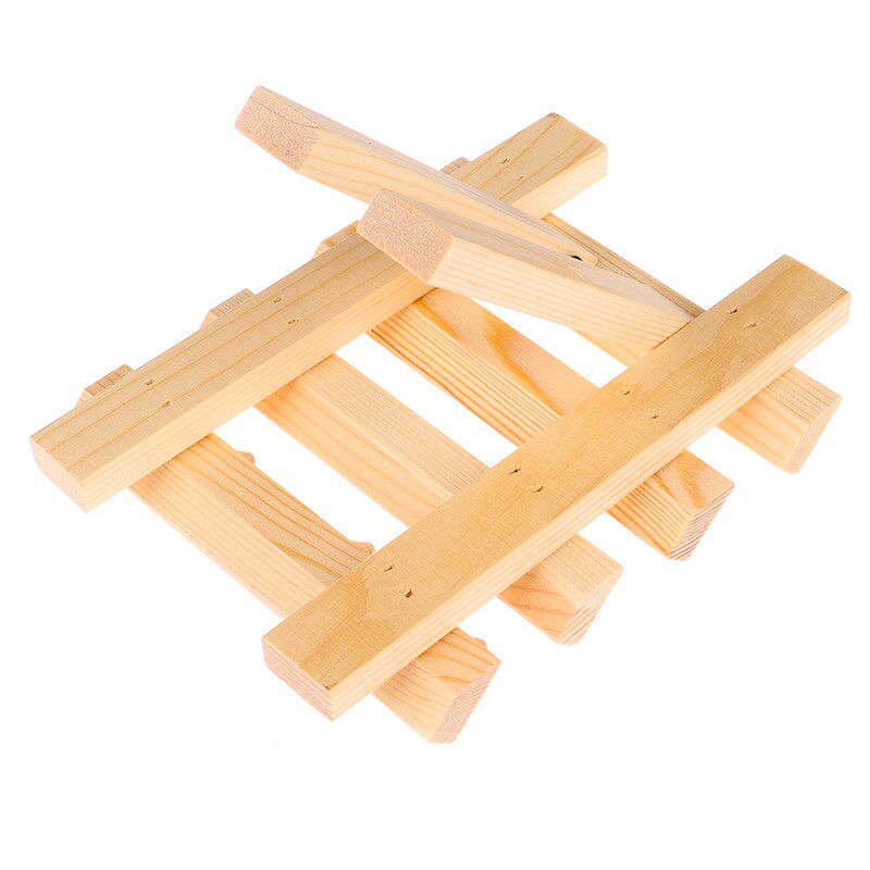 Wooden 12 Spools Shelf Bobbin Holder Sewing Thread Stand Ra