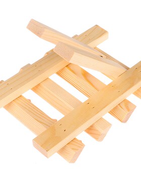 Wooden 12 Spools Shelf Bobbin Holder Sewing Thread Stand Ra