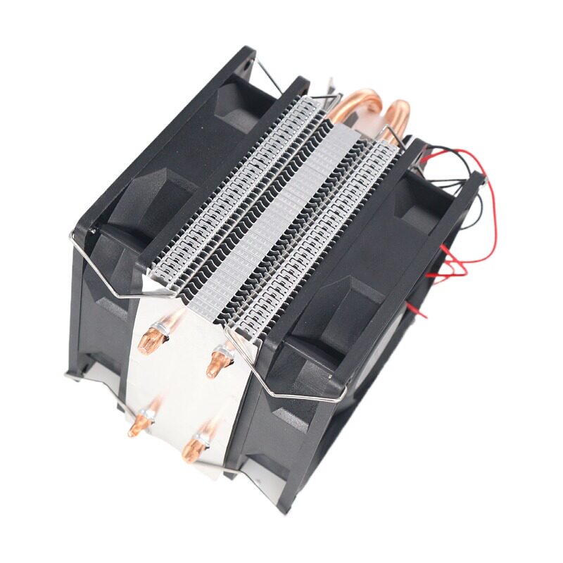 现货DIY半导体制冷片散热套件CPU4铜管散热器送静音风扇塔式散热