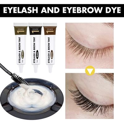 新品New Eyelash Eyebrow Dye Tint Kit Professional Lash Lifti