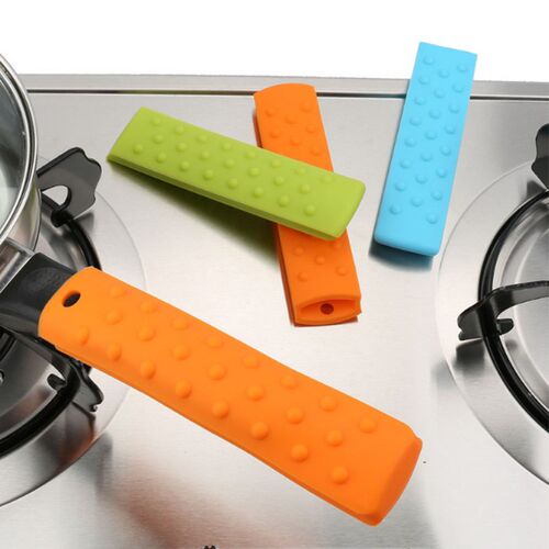 Pot Pan Handle Mitts Cover Cooking Tools Non-slip Cookware P