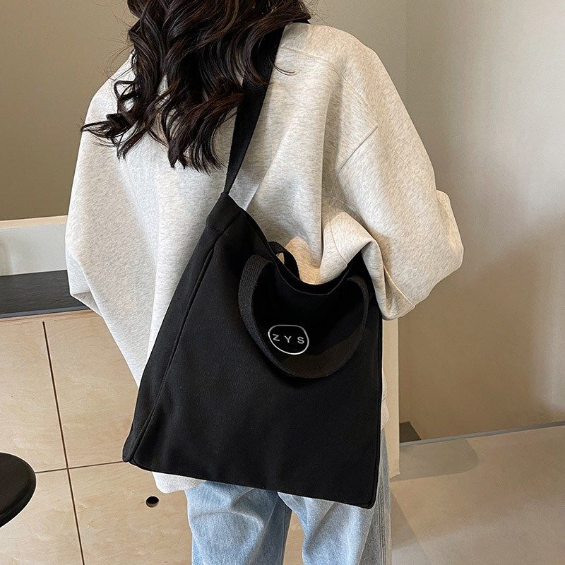 新款大容量百搭包韩系简约手提慵懒斜挎包女帆布包大学生上课单肩,箱包皮具/热销女包/男包,时尚帆布包,淘宝优惠券,粉丝福利购,淘宝优惠卷