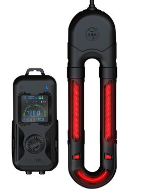 老鱼匠圣光加热棒养鱼恒温棒 自动变频加热器鱼缸智能恒温器1000w