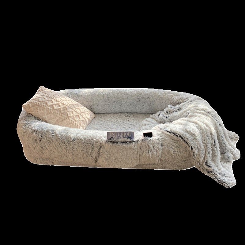 冬季保暖狗窝人类巨型狗床长毛绒转角宠物窝金毛柯基中型犬海绵垫,宠物/宠物食品及用品,猫狗床/躺椅,淘宝优惠券,粉丝福利购,淘宝优惠卷