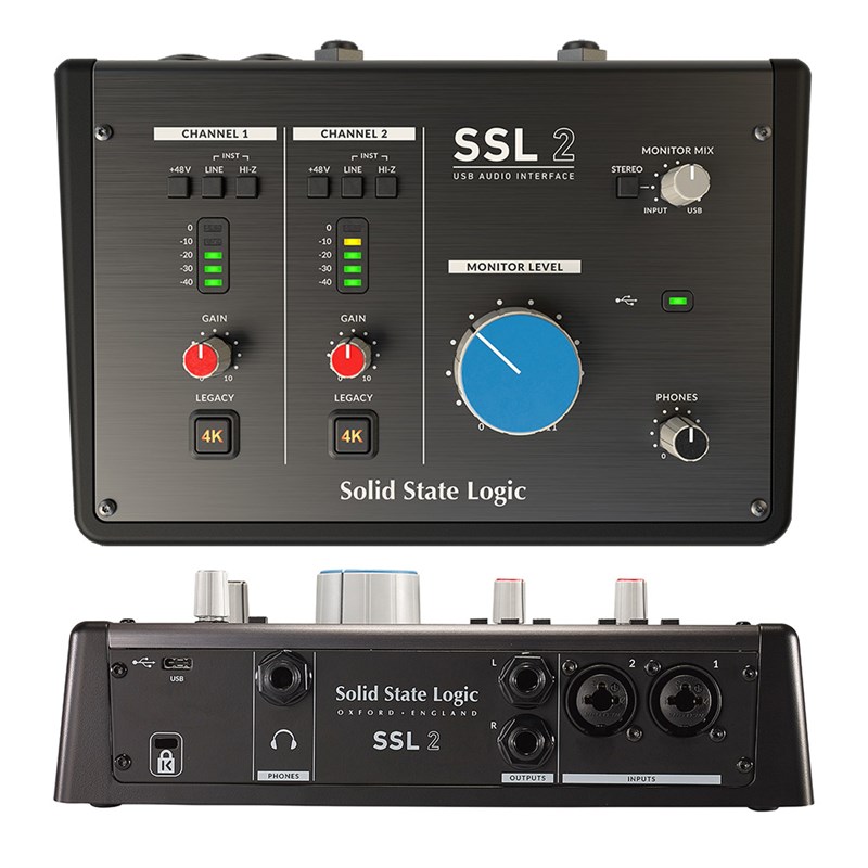 Solid State Logict SSL2/SSL2+专业录音USB外置声卡吉他音频接口 乐器/吉他/钢琴/配件 音频接口 原图主图