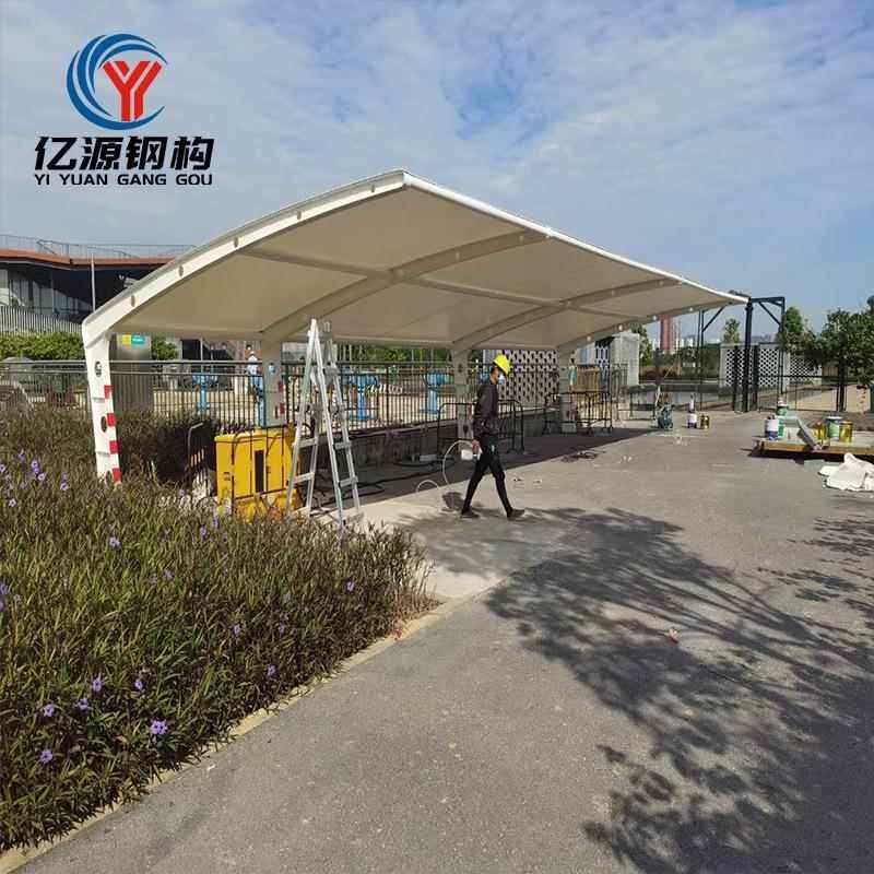 户外钢膜结构小区厂房电动车自行车遮阳棚7字形张拉膜停车棚,户外/登山/野营/旅行用品,遮阳篷/雨篷/车篷/广告篷,淘宝优惠券,粉丝福利购,淘宝优惠卷