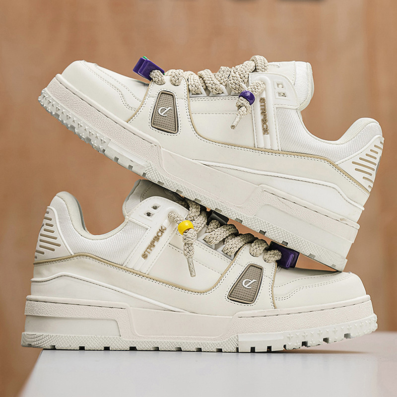 秋季男士小众面包鞋45大尺码男鞋46情侣休闲小白鞋47新款板鞋48潮,流行男鞋,休闲板鞋,淘宝优惠券,粉丝福利购,淘宝优惠卷