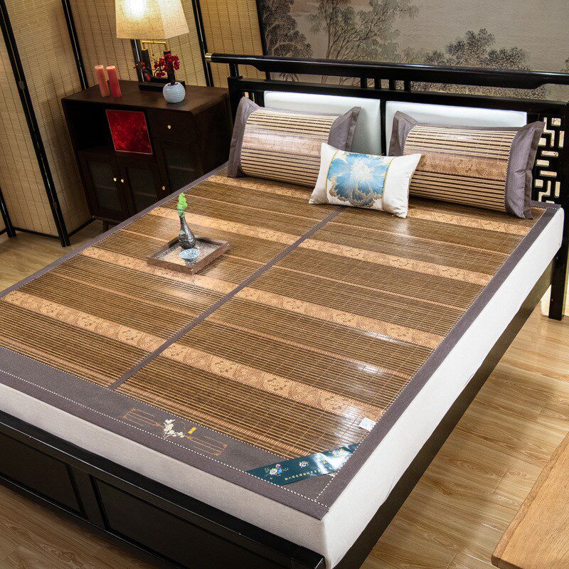 夏季凉席裸睡双面可折叠硬竹席子夏天大床单双人家用加厚藤席子,床上用品,竹席,淘宝优惠券,粉丝福利购,淘宝优惠卷