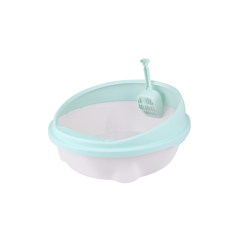 Semi-closed cat litter sandbox spoon srlash-proof pop.table