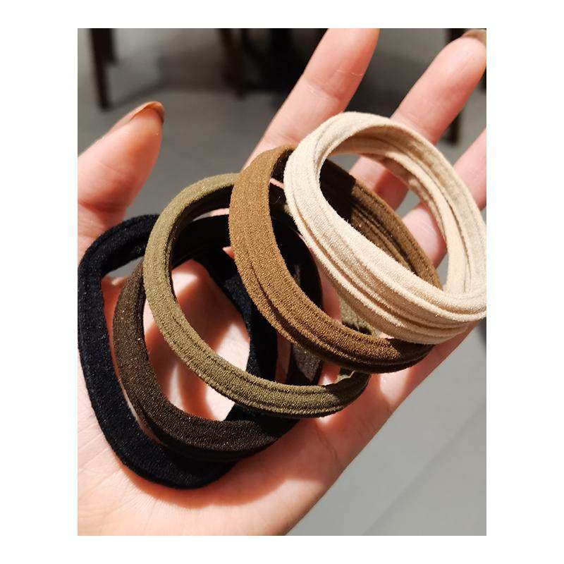 5条皮筋女扎头高弹力耐用头绳网红不勒头发气质马尾发绳新款发圈,家庭/个人清洁工具,发圈/发网,淘宝优惠券,粉丝福利购,淘宝优惠卷