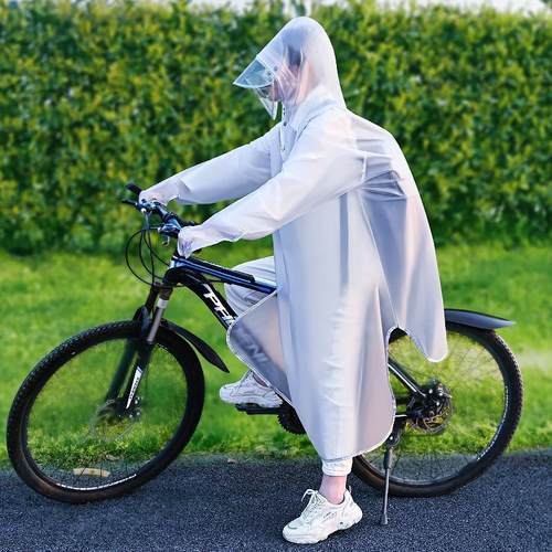 雨衣登山自行车骑行专用中学生男款上学成人初中单车女式儿童雨披
