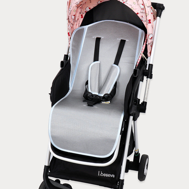 凉席适用ibelieve爱贝丽玲珑婴b儿童推车高景观max6宽舱坐垫通用