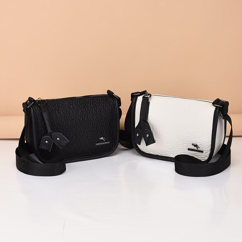 高级感时尚百搭包包女2025女士休闲斜挎包新款软皮大容量单肩包