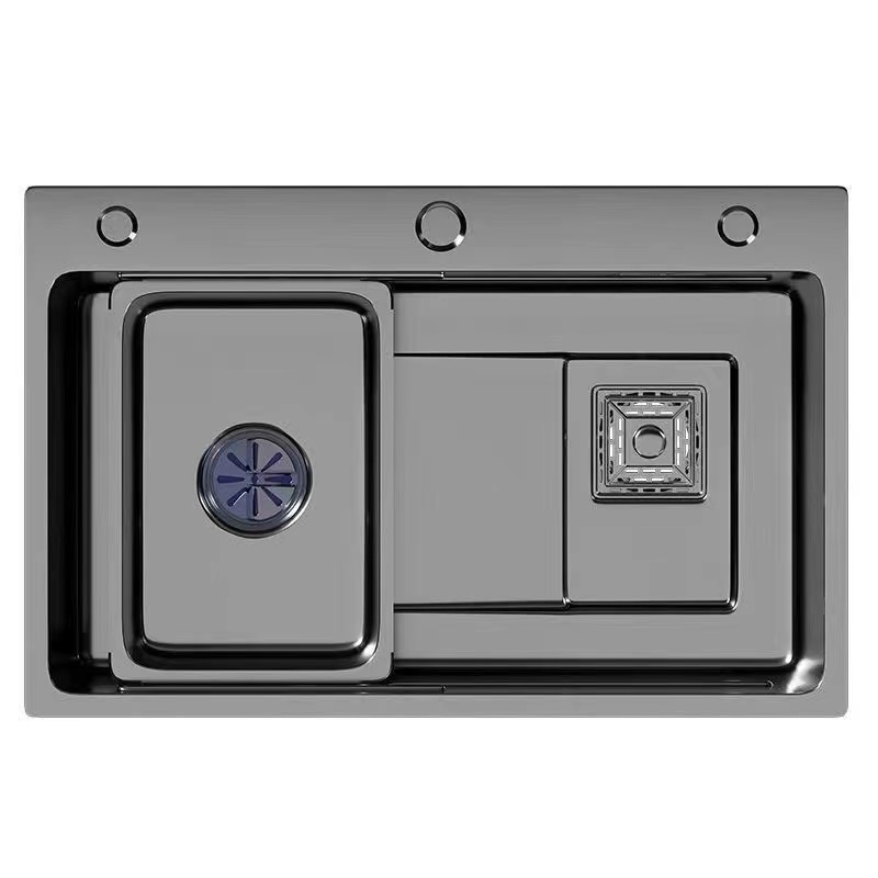 厨房不锈钢水槽304钢纳米 网红洗菜盆大单槽洗菜池水池加厚洗碗槽