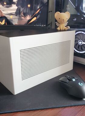 三槽itx小机箱a4厚显卡SFX电源diy240水冷mini亚克力侧透ghost s1