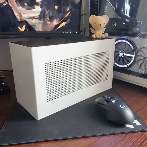 三槽itx小机箱a4厚显卡SFX电源diy240水冷mini亚克力侧透ghost s1