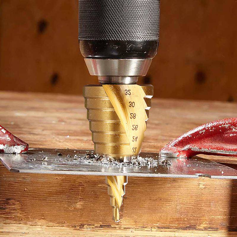 银龙塔岛宝钻头扩孔开孔阶梯锥形多功能不锈钢专用金属开孔器