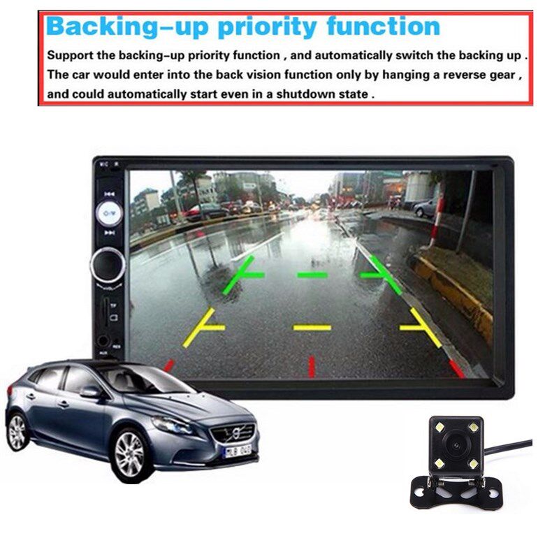 7 inch  2 Din Car Multimedia Player Audio Stereo Radio HD MP