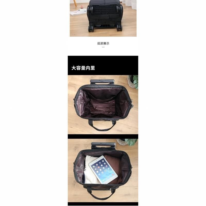 手拉背囊万向轮拉杆可背可拉旅游行李箱包袋带滑轮子双肩背包超轻