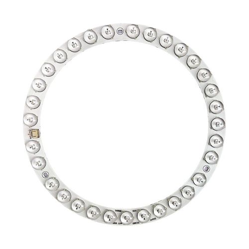 圆环形透镜LED灯芯灯盘灯圈灯板吸顶灯吊灯光源三色磁吸248MM48W