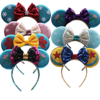 速发Snow White Headband Child Girl Hair Accessories Elsa Ann