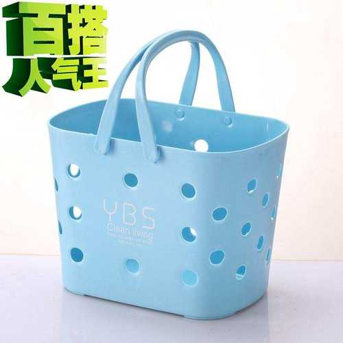 手提洗澡篮收纳筐浴室塑料大x号男女浴筐沐浴收纳篮菜◆新款◆篮