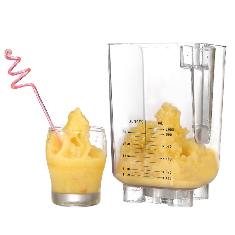 /祈和KS-10000B商用沙冰机带罩静音碎冰机奶茶店搅拌机冰沙机