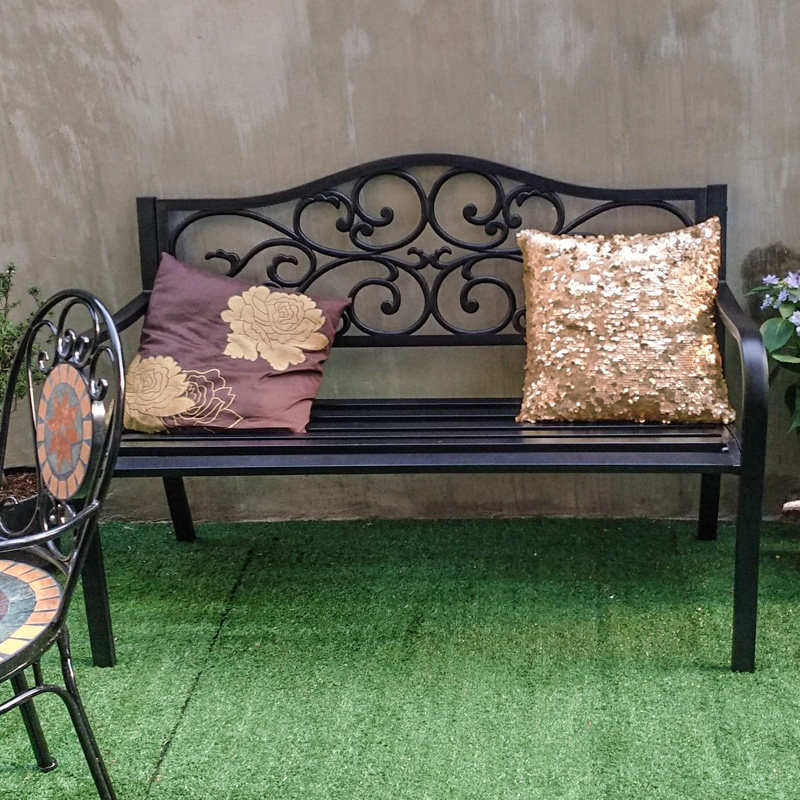 公园椅户外长椅庭院现代双人凳子铁艺阳台休闲长凳家用经济型花园,住宅家具,公园椅,淘宝优惠券,粉丝福利购,淘宝优惠卷