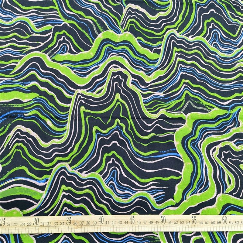 60支110棉布数码印花现货服装鞋帽家I居面料时尚几何线条沟壑山谷,居家布艺,海绵垫/布料/面料/手工diy,淘宝优惠券,粉丝福利购,淘宝优惠卷