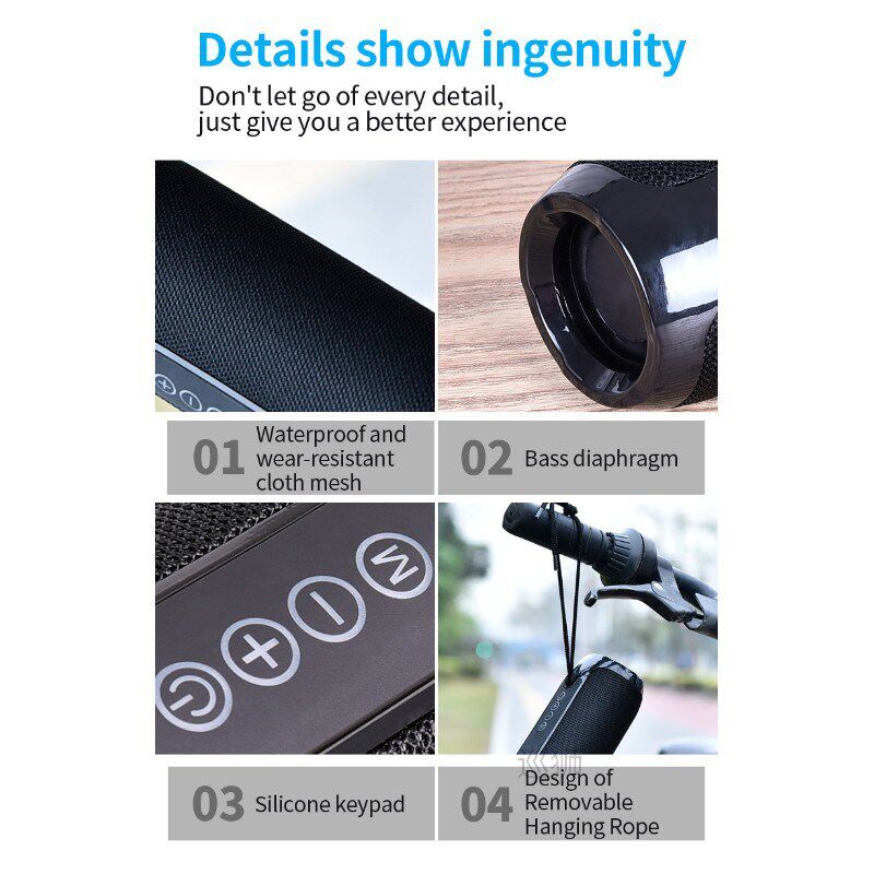 TG117 Bluetooth Speaker Portable Wireless Speaker Sound Syst
