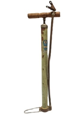 老物件打气筒民俗怀旧收藏气管子自行车轮胎充气筒影视道具摆件