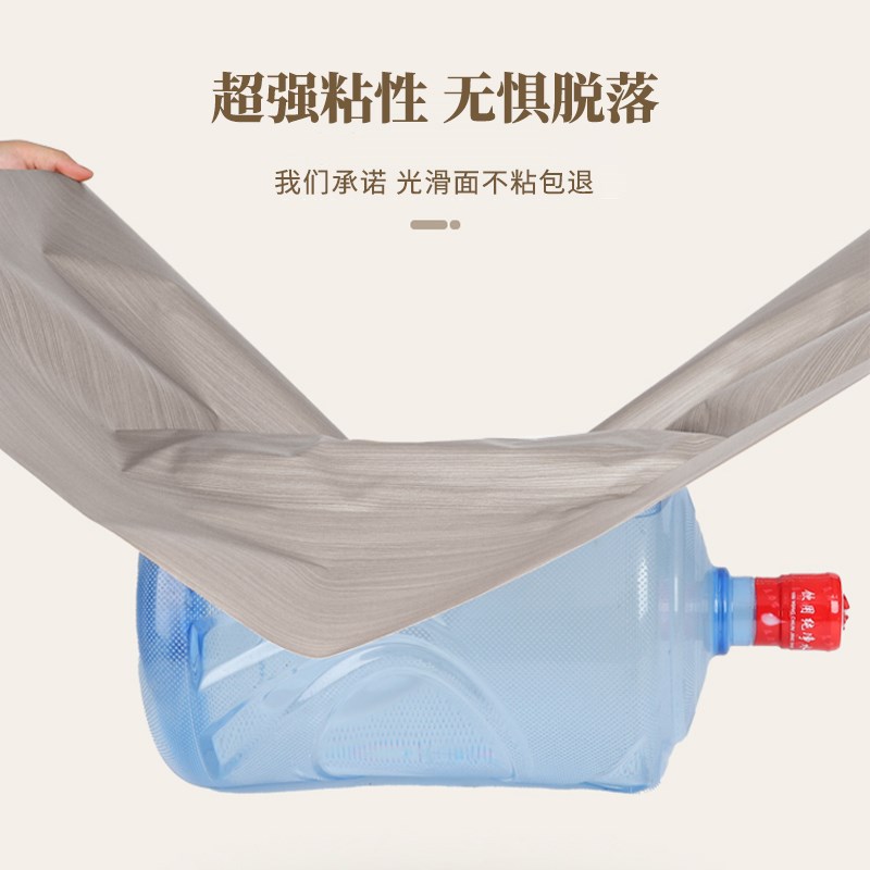 现货加厚木纹柜子贴纸家具翻新自粘仿木墙纸鞋柜橱柜柜门衣柜改色