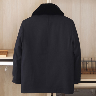 中老年人棉衣男款冬装爸爸加厚保暖外套中年羽绒棉服冬季老爸爷爷