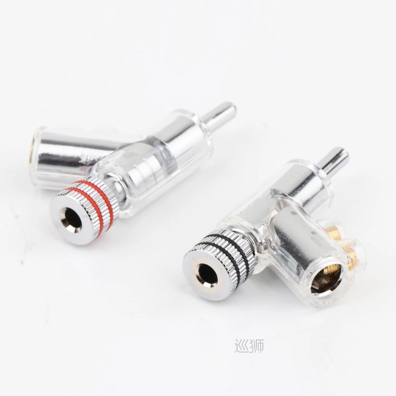 HIFI Rhodium Plated Lockable SPEAKER CABLE BANANA PLUG CONNE