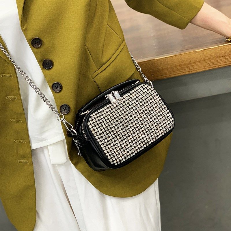 水钻手机包夏休闲方形小包2022新款时尚洋气满钻斜挎包镶钻手提包,箱包皮具/热销女包/男包,小方包,淘宝优惠券,粉丝福利购,淘宝优惠卷