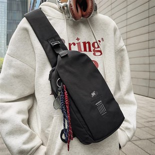 斜挎包男款单肩小背包胸包女骑行运动爬山装平板轻便男生男士休闲