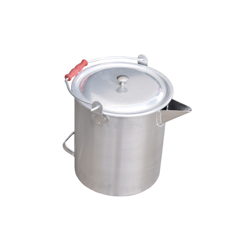 铝桶防爆铝锥形桶一体油桶10升15升20升加厚直型带鸭嘴加油站专用