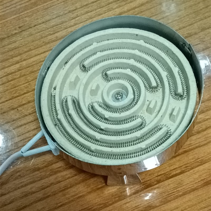 围炉煮茶陶炉小泥炉家用电炉子x800W实验电炉取暖电炉盘电炉丝电