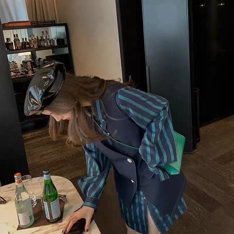 大码女装时尚背心马甲胖mm网红两件套装连衣裙子秋季2021年新款潮