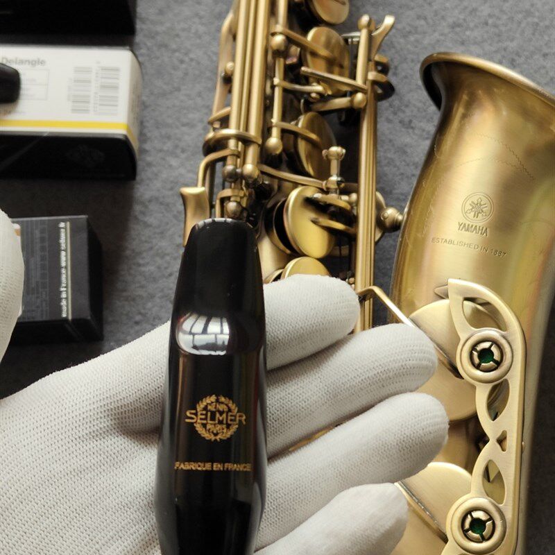 法国塞尔玛胶木.金属笛头c.dle新思想家中音.次中音萨