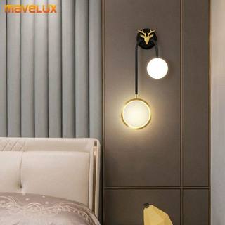 推荐Nordic Creative Led Wall Lamp Bedside Staircase Corridor