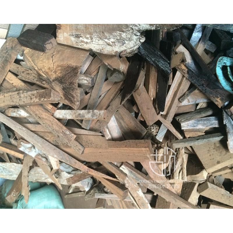新款diy 乌木铁力木红木边角料 木料碳化下角料 阴沉木原木雕