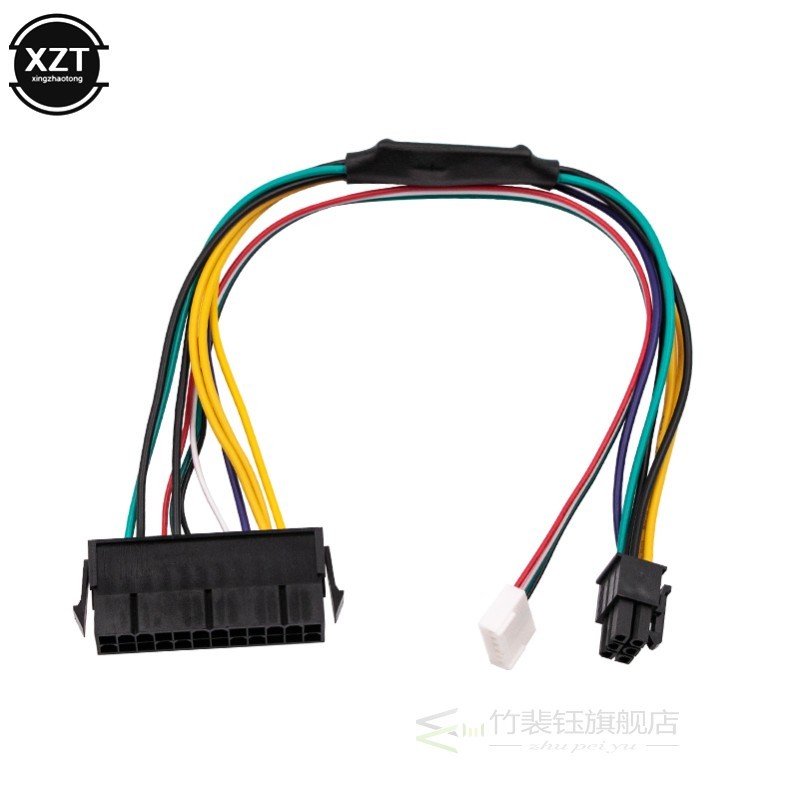 速发New ATX 24pin to Motherboard 2-port 6pin adapter Power s