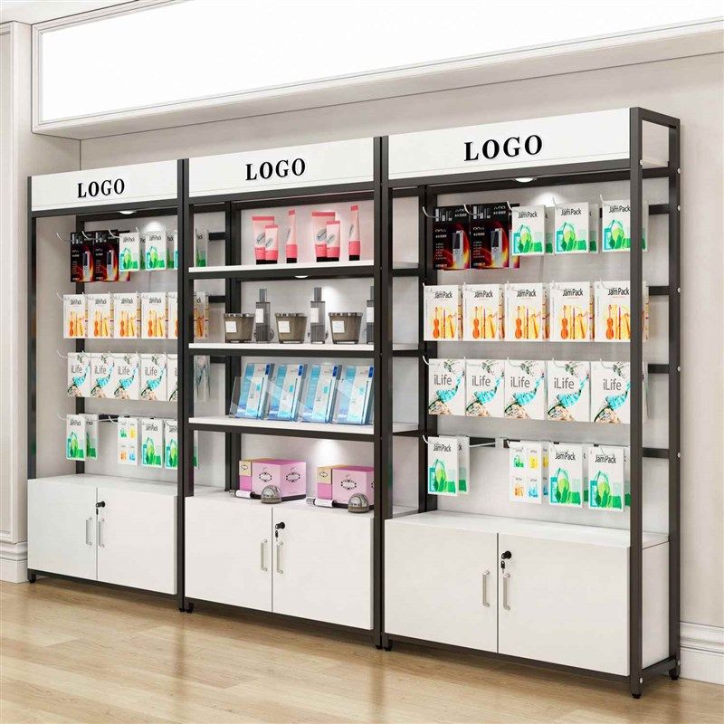 超市货架陈列架便利店货架母婴精品店钢木货柜食品文具展示架,商业/办公家具,文具货架,淘宝优惠券,粉丝福利购,淘宝优惠卷
