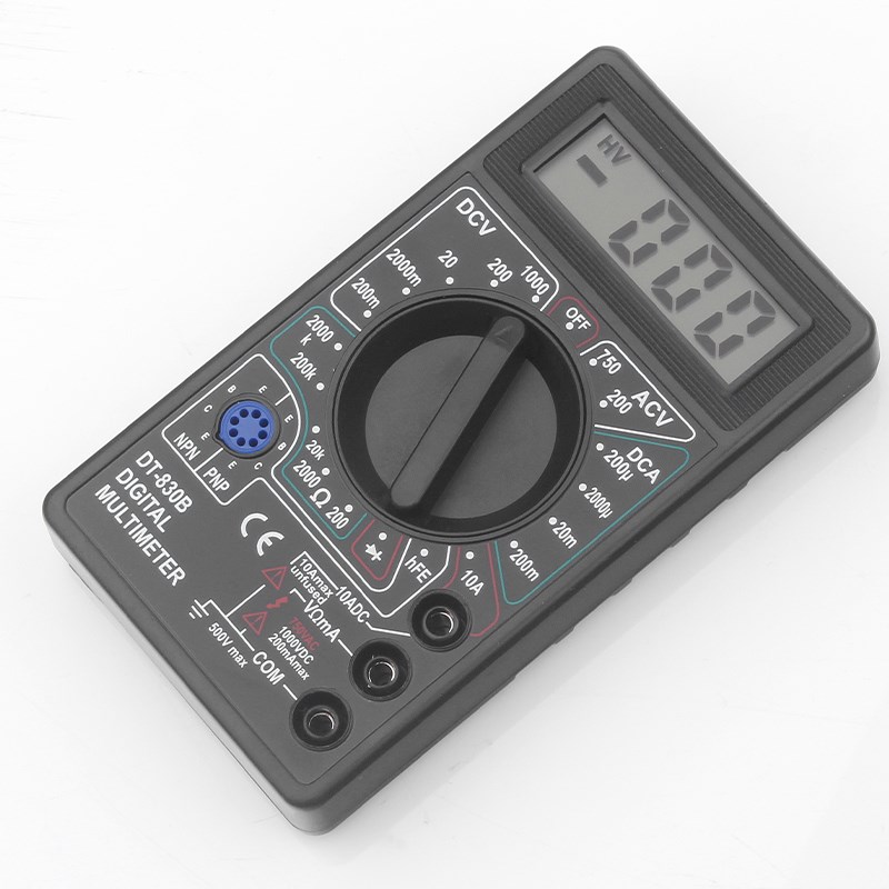 万用表数字高精度小型DT830B全自动便捷式多功能表电工家用万能表
