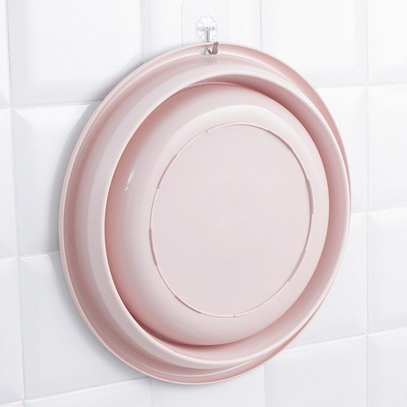 可折叠脸盆家用塑料洗脸洗衣盆子便D携式旅行大号洗澡小号大小洗