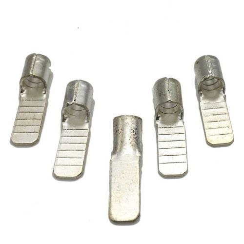 C45-6平方插针插片空开接线端子铜鼻子100只DZ4S7冷压紫铜焊接片