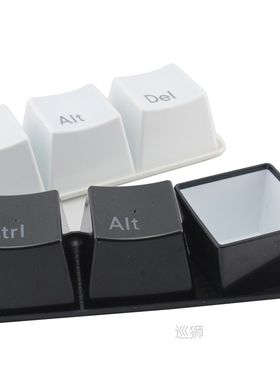 3pcs/Set Novelty Creative Simple Keyboard Ctrl ALT DEL Type